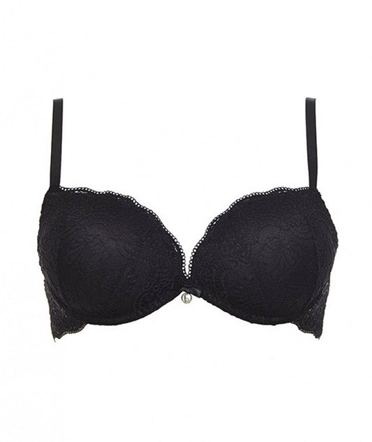 Reggiseno push up con ferretto in pizzo (Confezione un pezzo) articolo Double Pizzo - Lormar