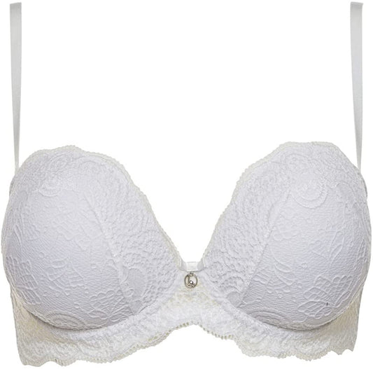 Fascia push up in pizzo con spalline removibili (confezione un pezzo) articolo Fascia Double Extra Pizzo - Lormar