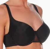 Reggiseno con ferretto in microfibra liscia in coppa D articolo Sara - Selene